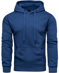 Bluza męska z kapturem granatowa Recea