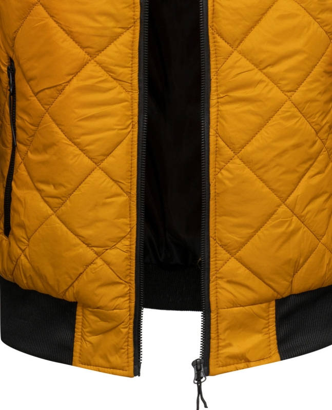 Kurtka męska przejściowa musztardowa Recea - 2419