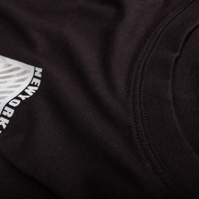 Koszulka bawełniana męska t-shirt z printem czarny Recea - 2803