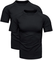 2-pak męski t-shirt czarny Recea