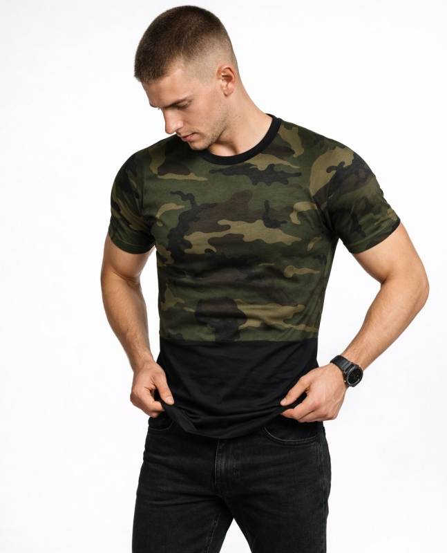 Koszulka męska t-shirt moro Recea - 2793