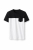 Koszulka męska t-shirt biało-czarna z kieszonką Recea  - 3136