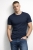 Koszulka męska t-shirt granatowy Recea - 2715