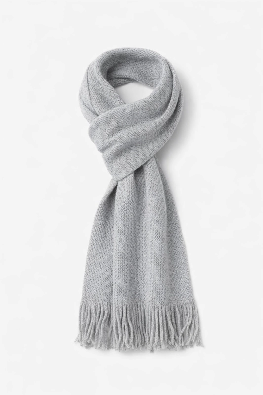 Szalik męski szary Recea - 3143