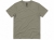 T-shirt męski v-neck kołnierzyk w szpic jasna zielona Recea - 3156