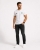 T-shirt męski z printem biały Recea - 3158