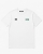 T-shirt męski z printem biały Recea - 3158