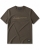 T-shirt męski z nadrukiem bawełniany khaki Recea - 3174