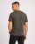T-shirt męski z nadrukiem bawełniany khaki Recea - 3174