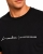 T-shirt męski z nadrukiem bawełniany czarny Recea-3176