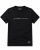 T-shirt męski z nadrukiem bawełniany czarny Recea-3176