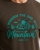 T-shirt męski z nadrukiem bawełniany brązowy Recea - 3177