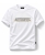 T-shirt męski z nadrukiem bawełniany biały Recea - 3180