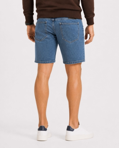 Krótkie męskie spodenki jeansowe denim Recea - 2741