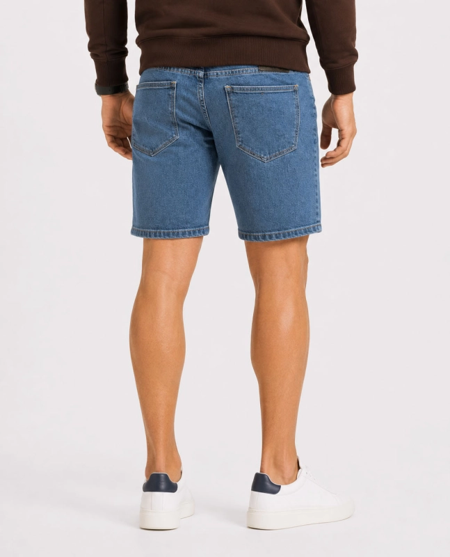 Krótkie męskie spodenki jeansowe denim Recea - 2741
