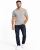 T-shirt premium bawełniany szary Recea - 3231
