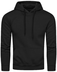 Bluza męska z kapturem czarna Recea