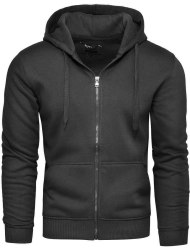Bluza męska z kapturem czarna Recea