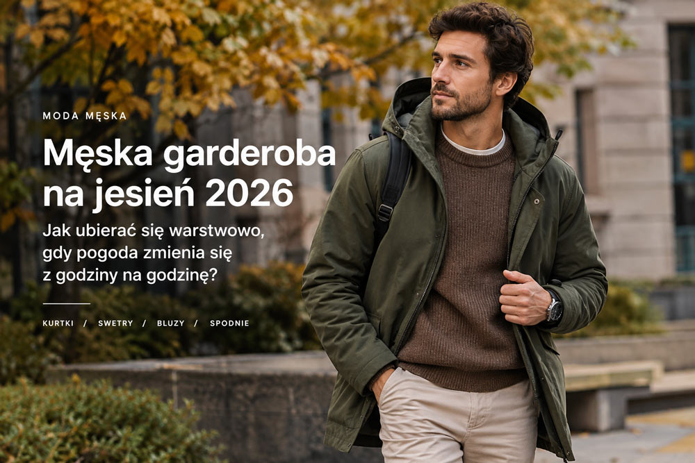 Męska garderoba na jesień 2026